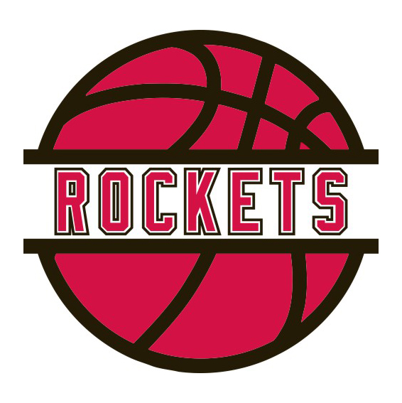 Basketball Houston Rockets Logo iron on paper